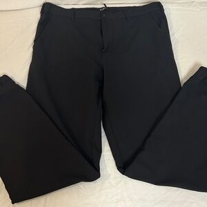 Black DKNY Cuffed Dress Pants